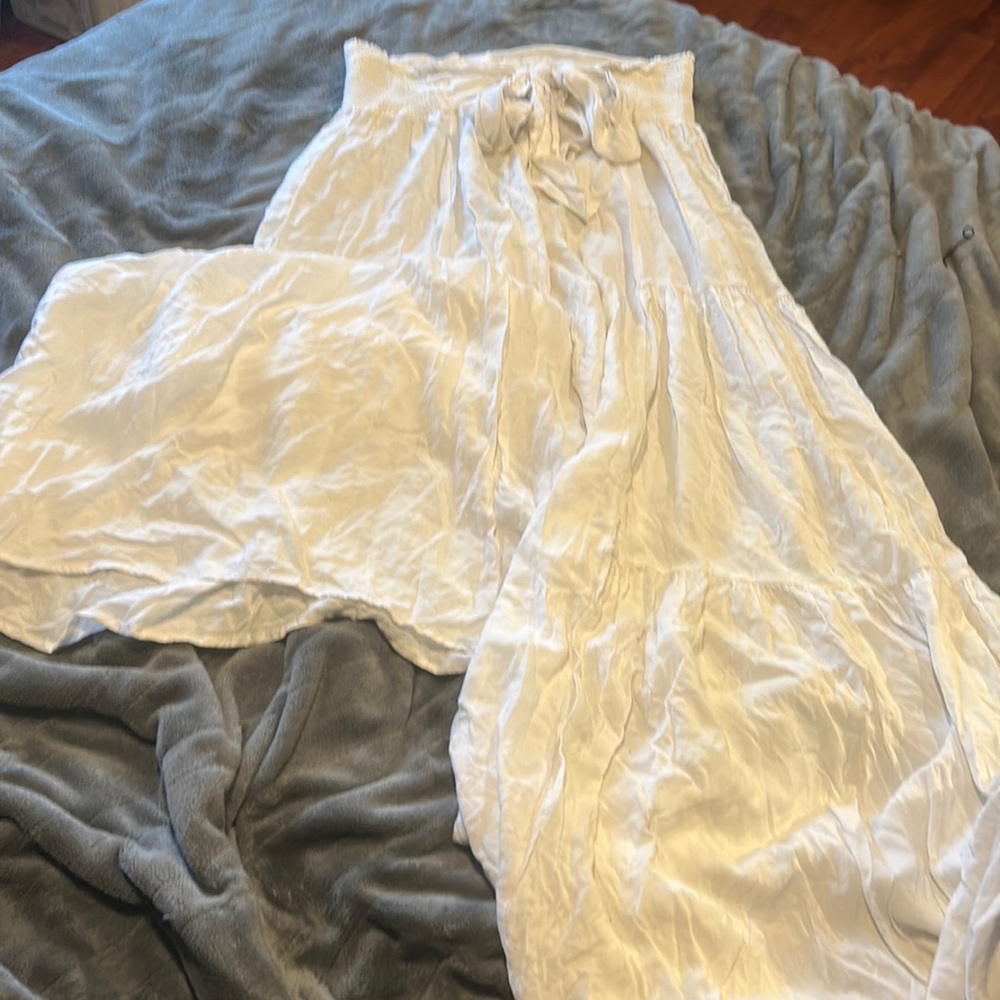 Wide leg beach pants